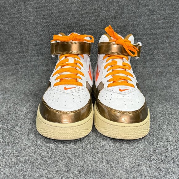 Nike Air Force 1 Mid QS Shoes Men's 9 Jewel Ale Brown Retro Athletic Sneakers - Picture 2 of 12